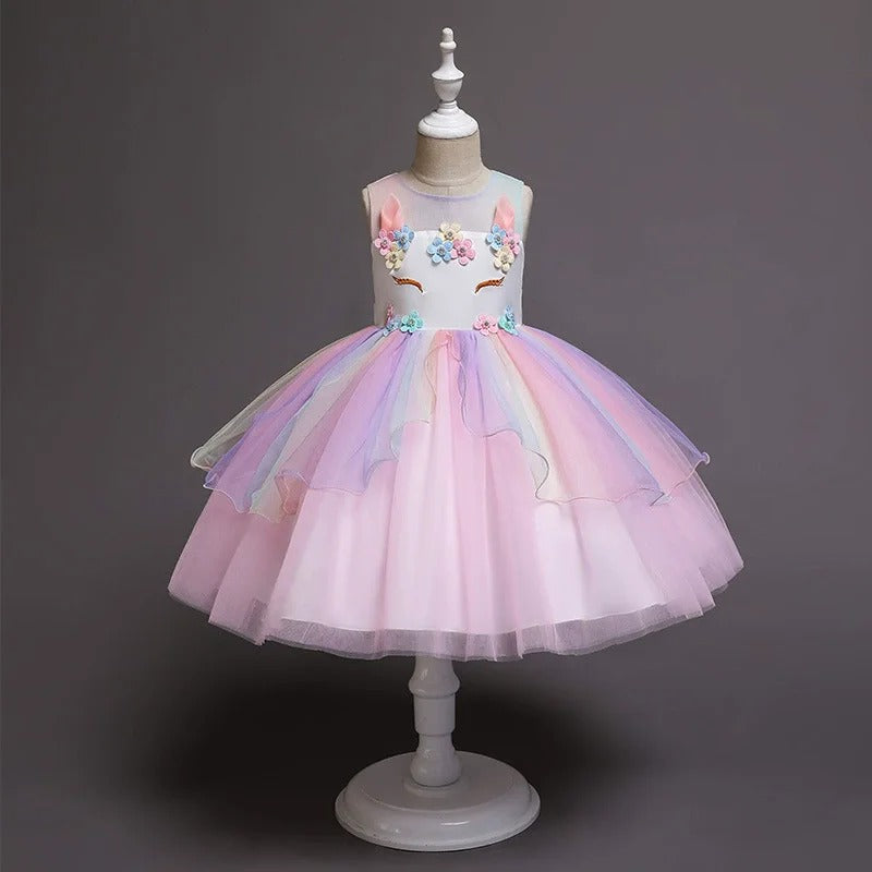 Einhorn Festliches Mädchen Kleid