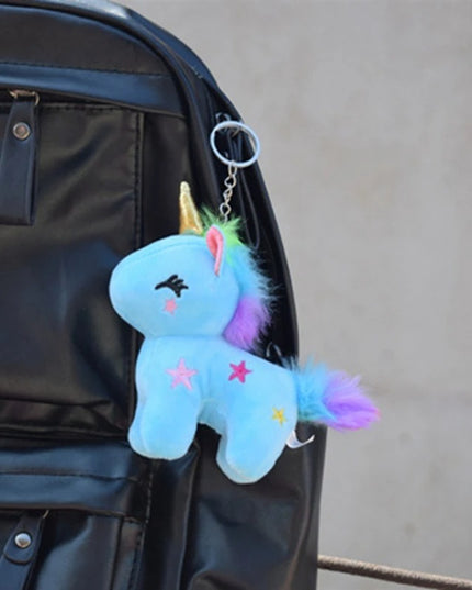 Einhorn Schlüsselanhänger Kristall