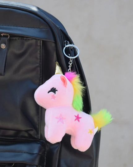 Einhorn Schlüsselanhänger Kristall