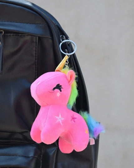 Einhorn Schlüsselanhänger Kristall