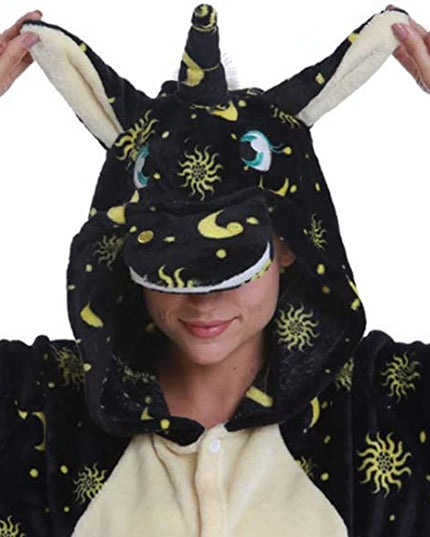 Pyjama-Anzug Einhorn Mond
