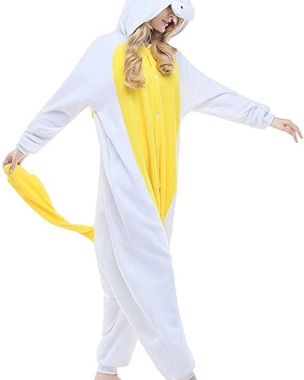 Einhorn-Pyjama-Overall Gelb