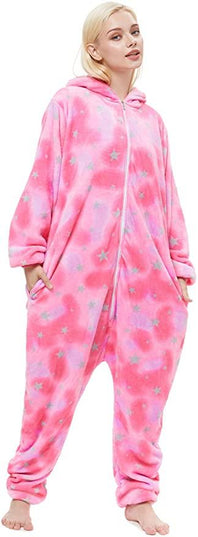 Einhorn-Pyjama-Overall Erwachsene