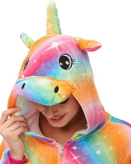 Einhorn Regenbogen Pyjama-Overall