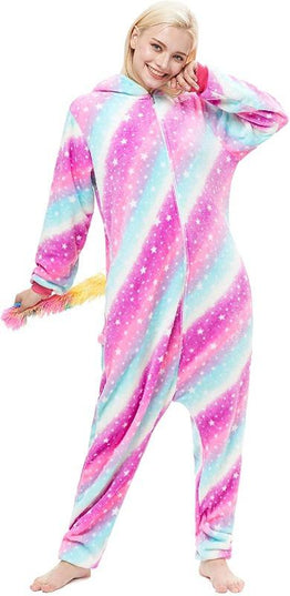 Pyjama-Anzug Einhorn Multicolor