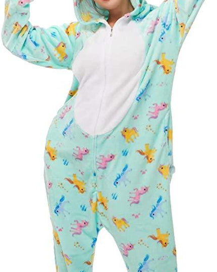 Einhorn Muster Pyjama-Overall
