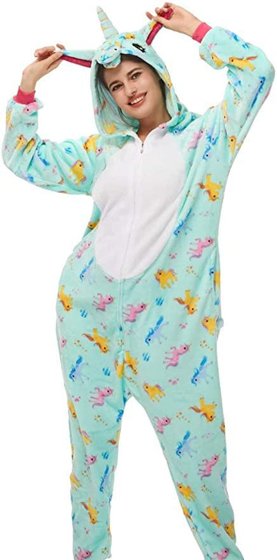 Einhorn Muster Pyjama-Overall