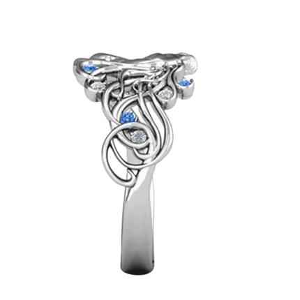 Silber Einhorn Ringe