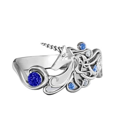 Silber Einhorn Ringe
