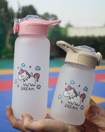 Einhorn Glasflasche