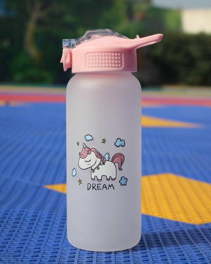 Einhorn Glasflasche