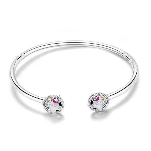 Sterling Silber Einhorn-Armband