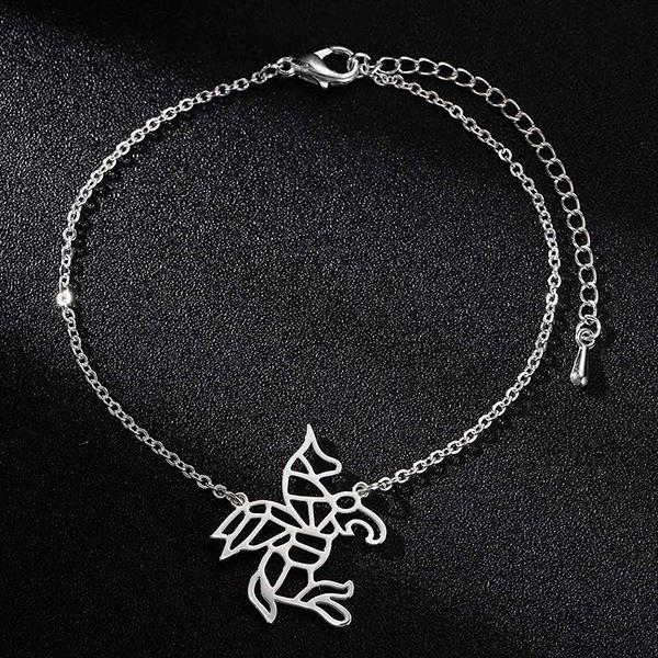 Gold Einhorn Kette Armband
