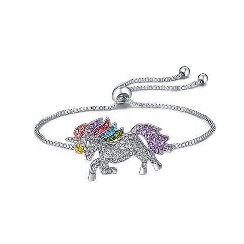 Einhorn-Armband Multicolor Diamant