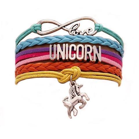 Leder-Einhorn-Armband