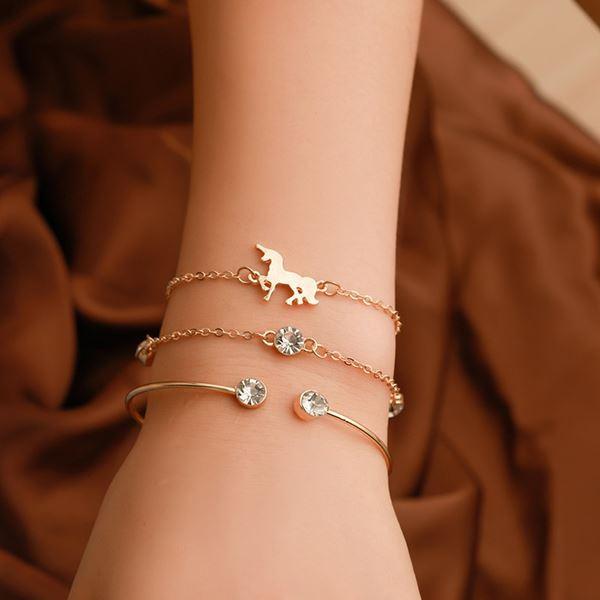 Einhorn-Armband-Set