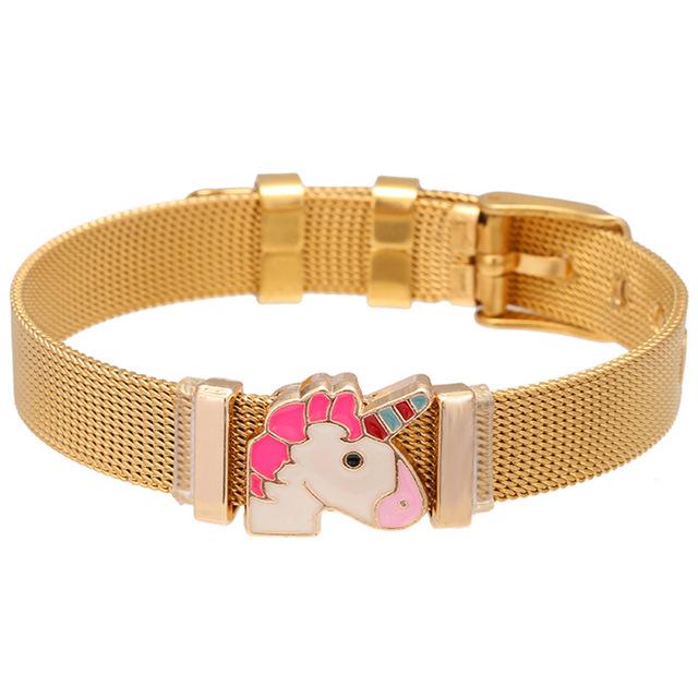 Einhorn-Armband Kawaii aus Edelstahl