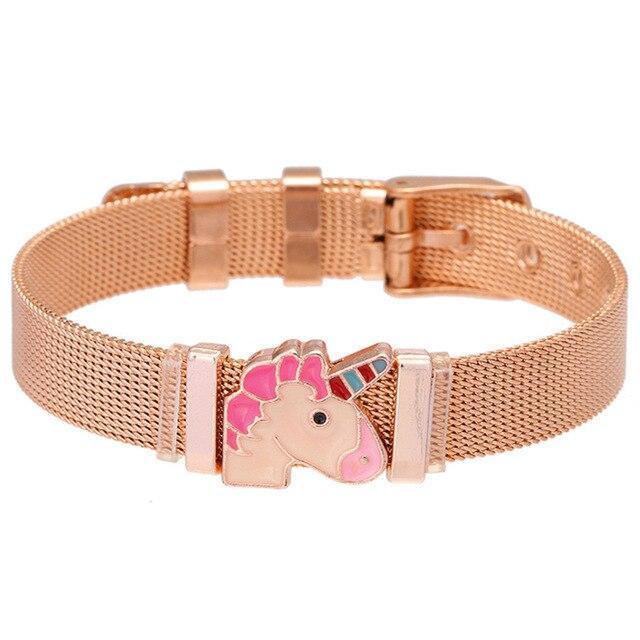 Einhorn-Armband Kawaii aus Edelstahl