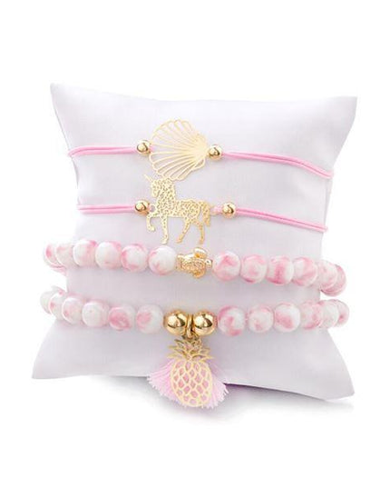 Majestätisches Einhorn-Mädchen-Armband