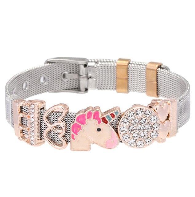 Einhorn Armband Basteln