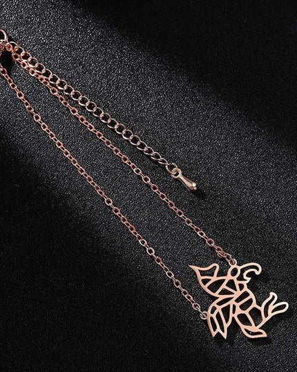 Gold Einhorn Kette Armband