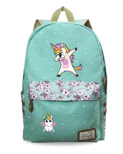 Einhorn Rucksack Tupfen Mädchen