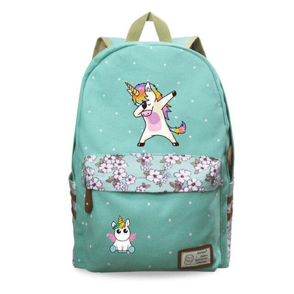 Einhorn Rucksack Tupfen Mädchen