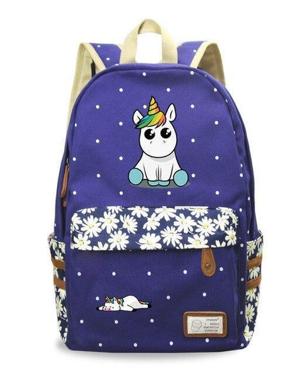 Rucksack Einhorn Kawaii Blau