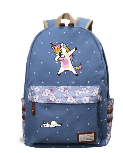 Einhorn Schulranzen dass Dab Kind