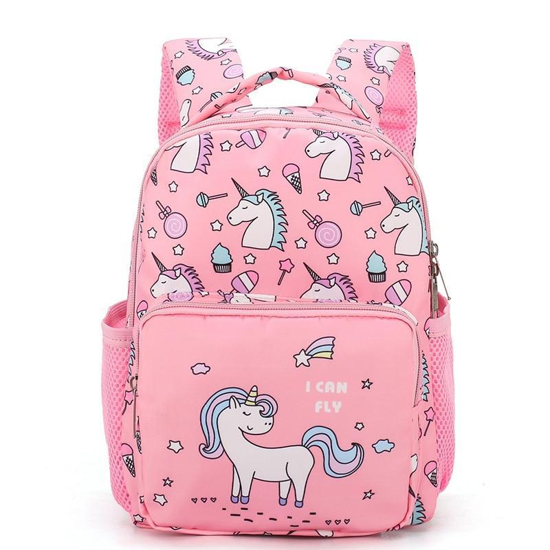 Emoji Rosa Einhorn Rucksack