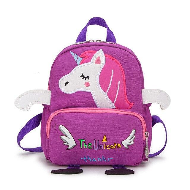 Schulranzen Einhorn Violett