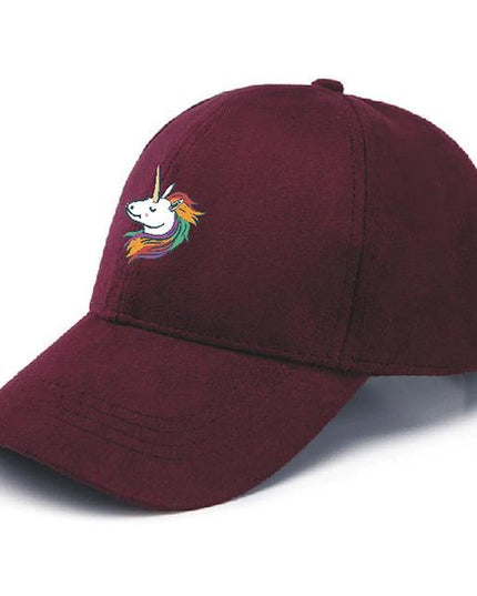 Einstellbare Einhorn Wildleder Kappe