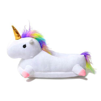 Beheizbare Einhorn Hausschuhe