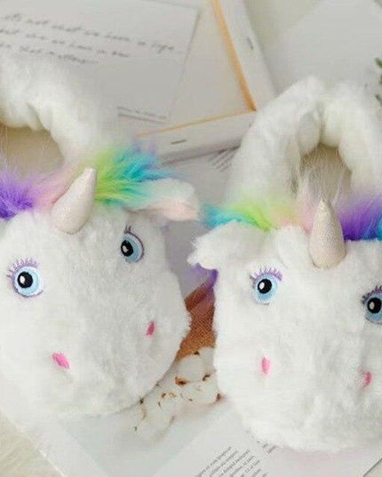 Einhorn Pantoffel mit Feenhorn