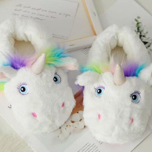 Einhorn Pantoffel mit Feenhorn