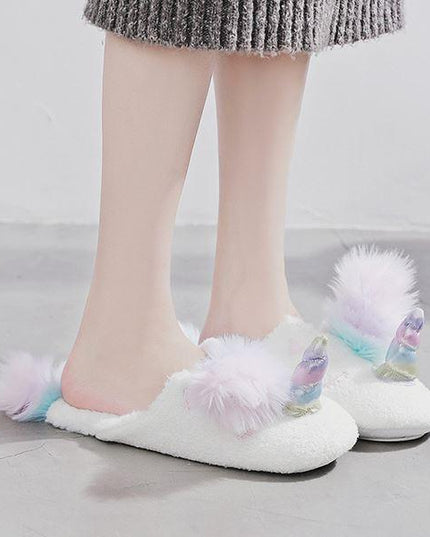 Magischer Einhorn-Innenslipper