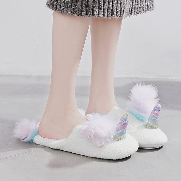Magischer Einhorn-Innenslipper