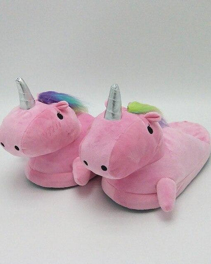 Einhorn in Form von Hausschuhe