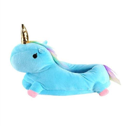 Beheizbare Einhorn Hausschuhe