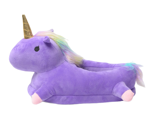 Beheizbare Einhorn Hausschuhe