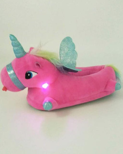 Einhorn Hausschuhe Leuchten