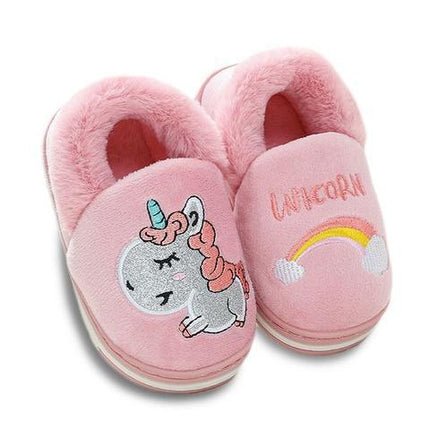 Einhorn Emoji Rosa Hausschuhe