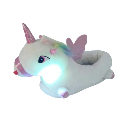 LED Einhorn Hausschuhe