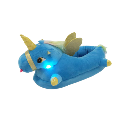 LED Einhorn Hausschuhe