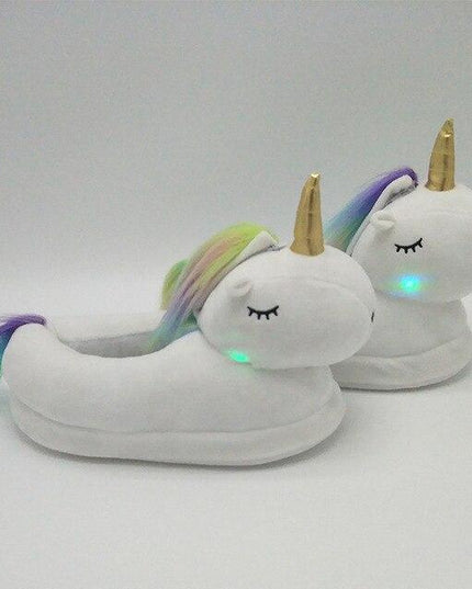 Einhorn Hausschuhe Glow Girl