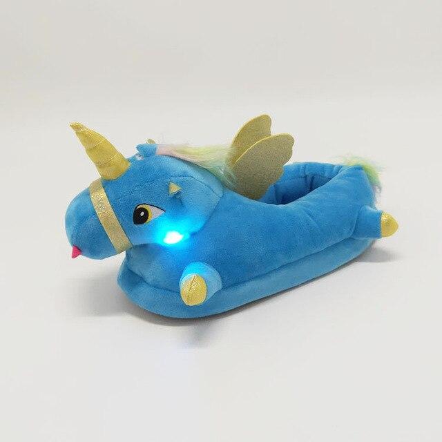Magische Einhorn-Pantoffeln LED