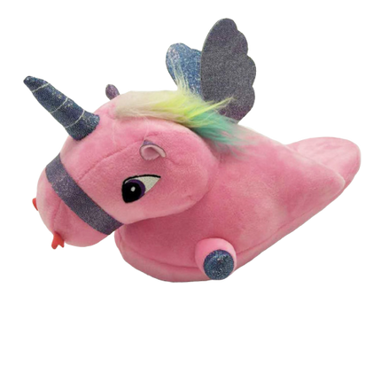 Einhorn Zärtlichkeit Hausschuhe Rosa