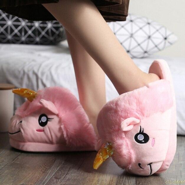 Rosa Kawaii Hausschuhe für Erwachsene