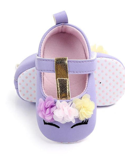 Einhorn Baby Schuhe Rosa Weiß Violett