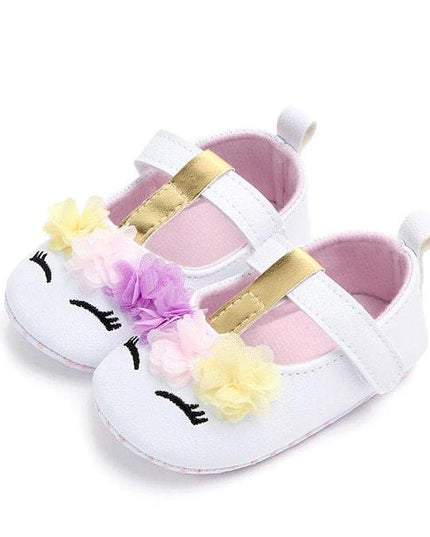 Einhorn Baby Schuhe Rosa Weiß Violett